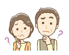 困っている夫婦