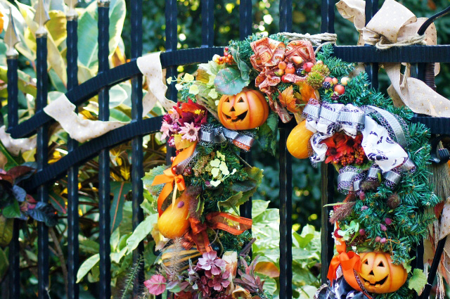 ハロウィンリースの写真01