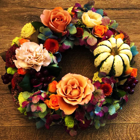 ハロウィンリースの写真02