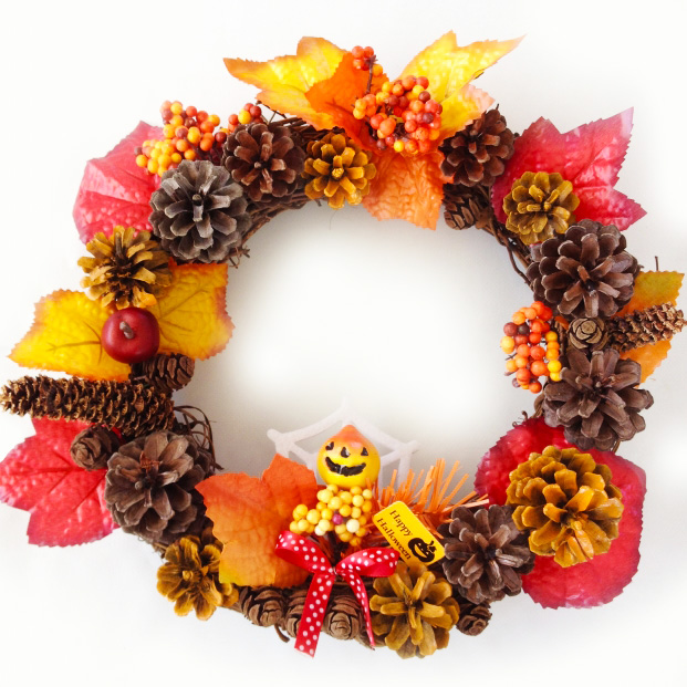 ハロウィンリースの写真05