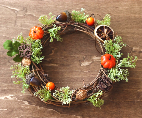 ハロウィンリースの写真06