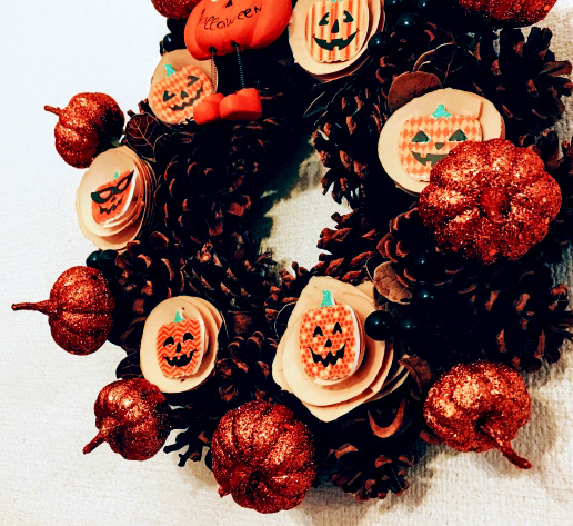 ハロウィンリースの写真09