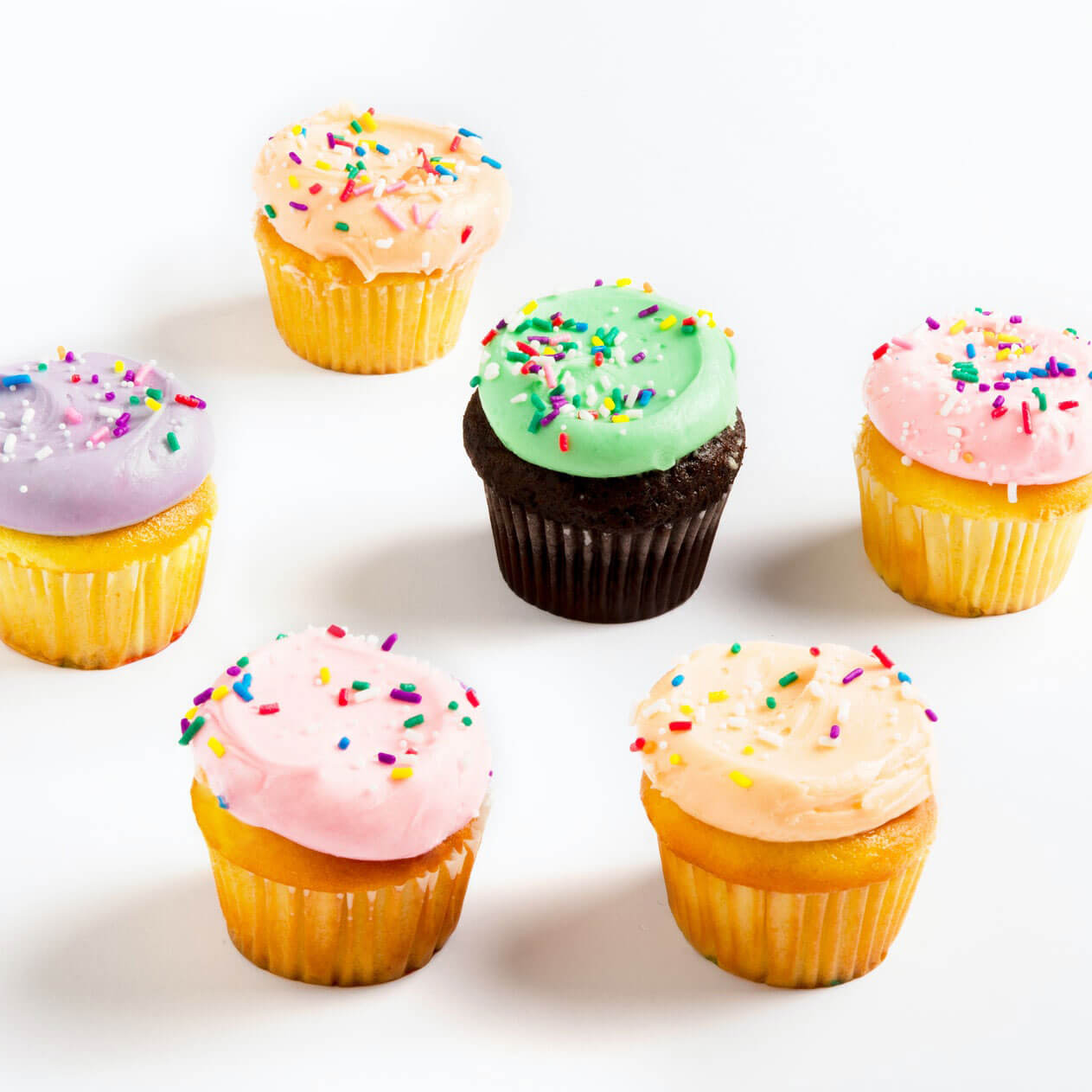 パステルカップケーキ