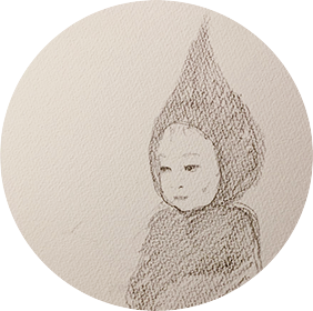 日本画家 枝野はっぱ子