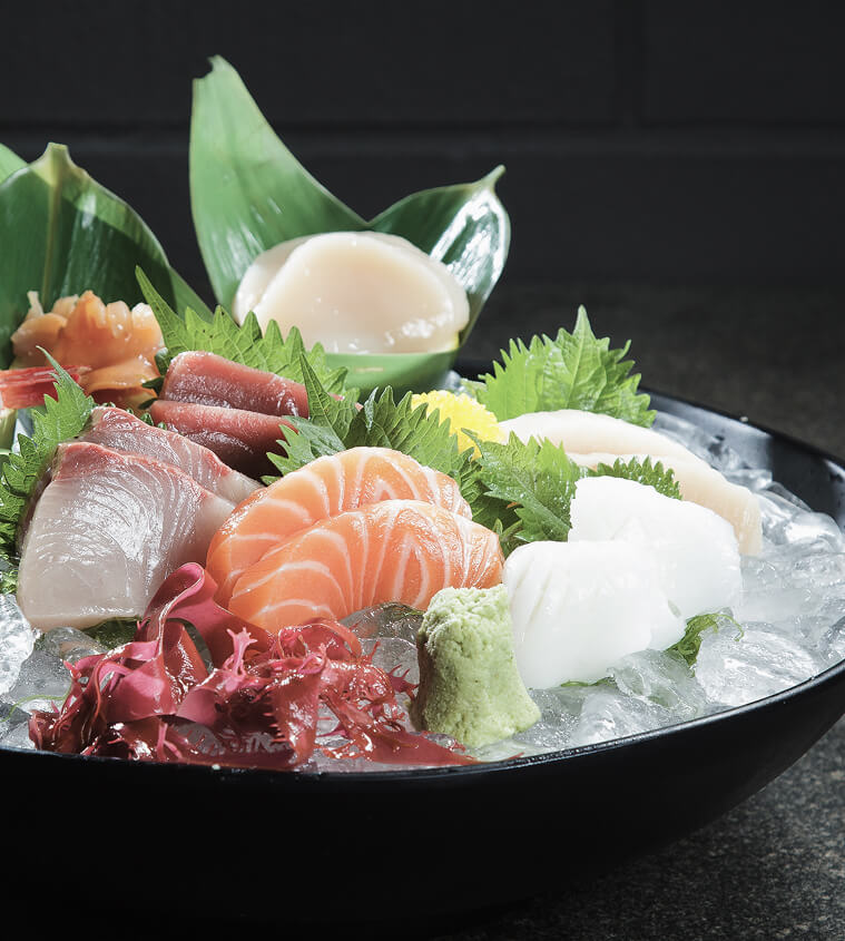 海鮮の盛り合わせ