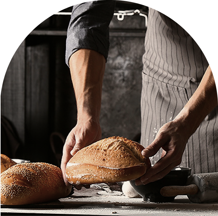 焼きたてのパン