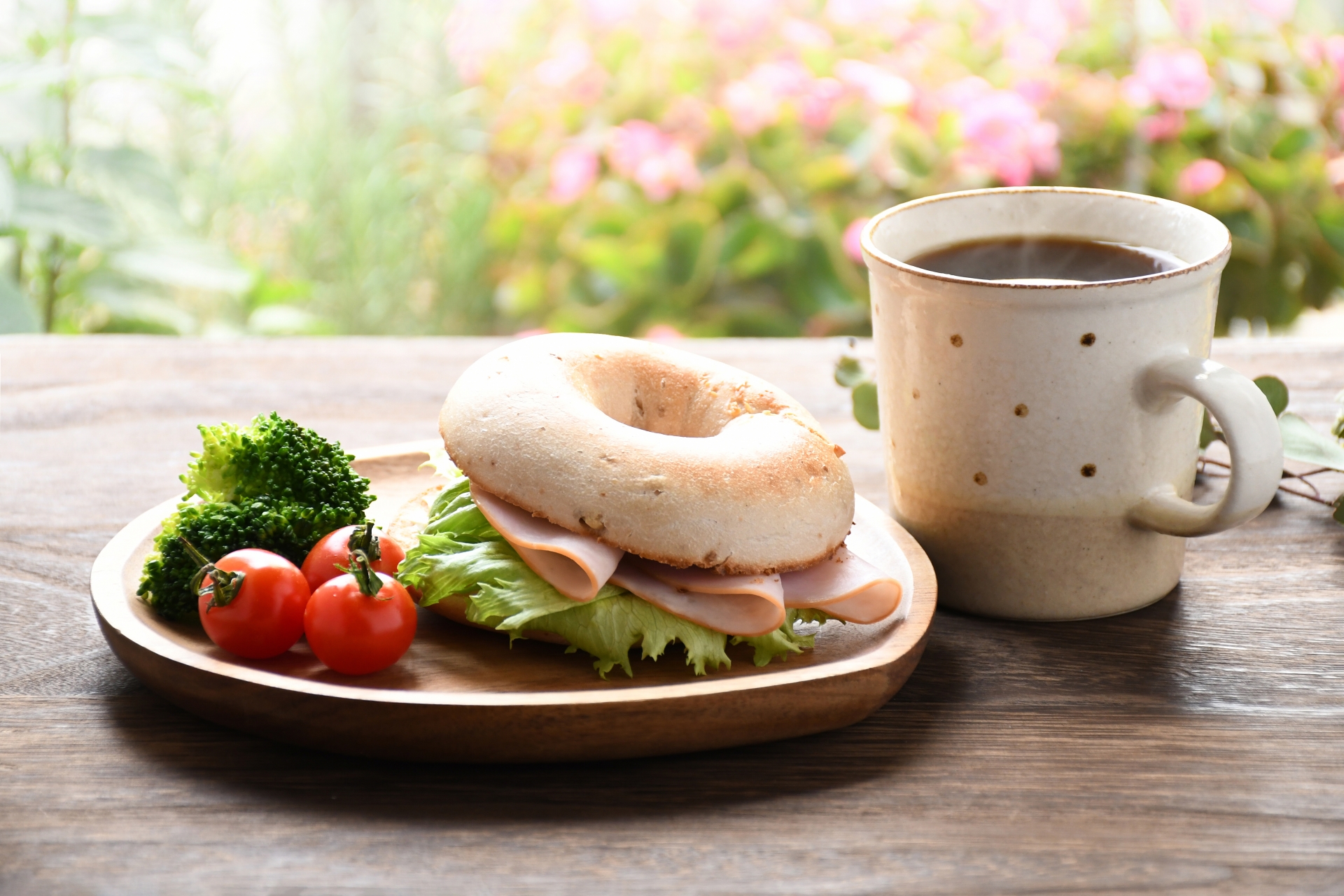 ベーグルサンドセット