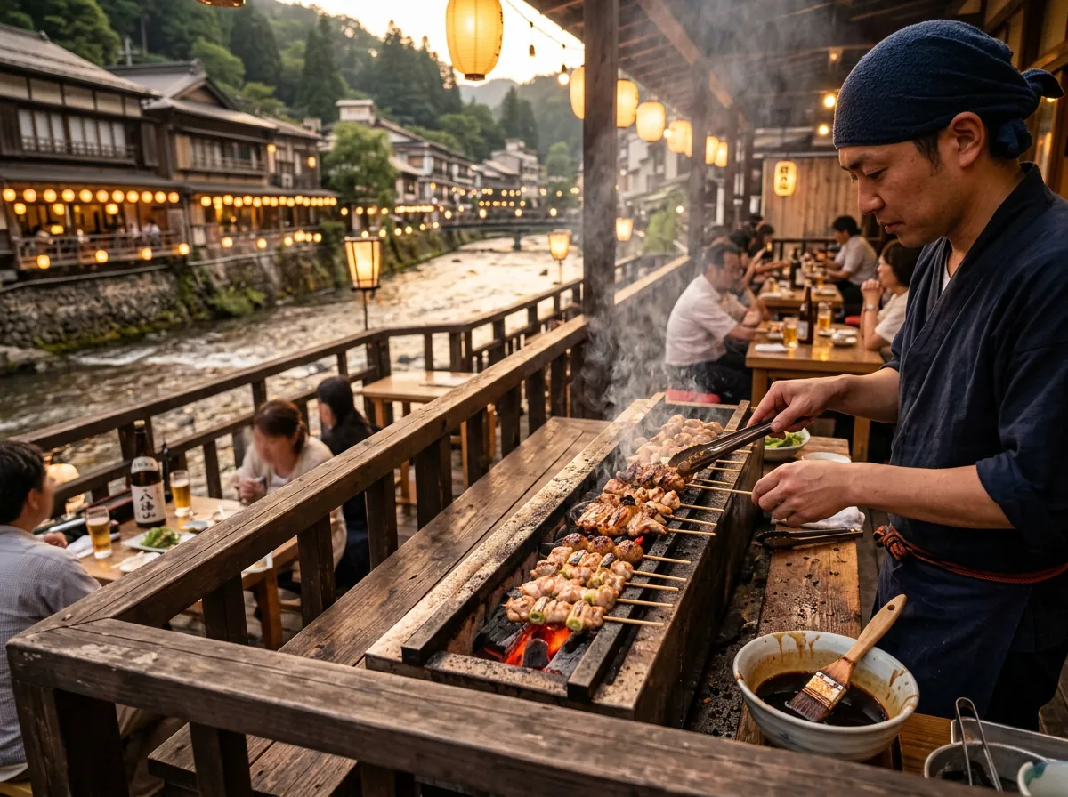 炭火焼き 串の灯