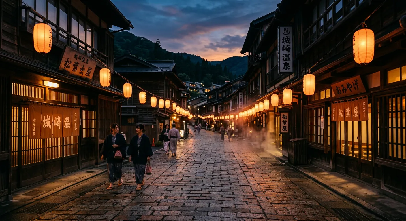 夕暮れの灯り散歩